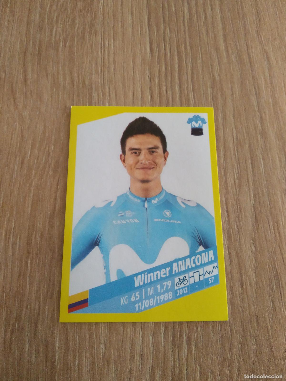 Coleccionismo deportivo: 239 WINNER ANACONA MOVISTAR TEAM CROMO PANINI CICLISMO TOUR DE FRANCE 2019