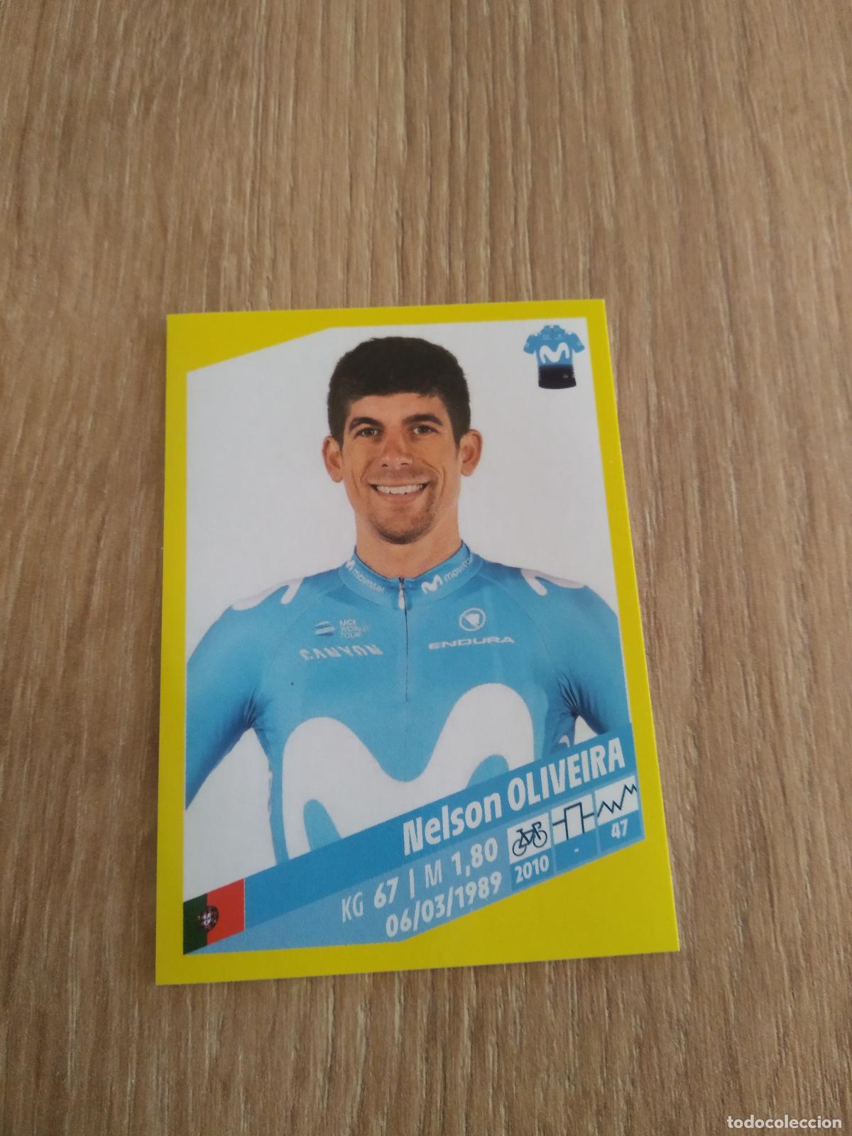 Coleccionismo deportivo: 245 NELSON OLIVEIRA MOVISTAR TEAM CROMO PANINI CICLISMO TOUR DE FRANCE 2019