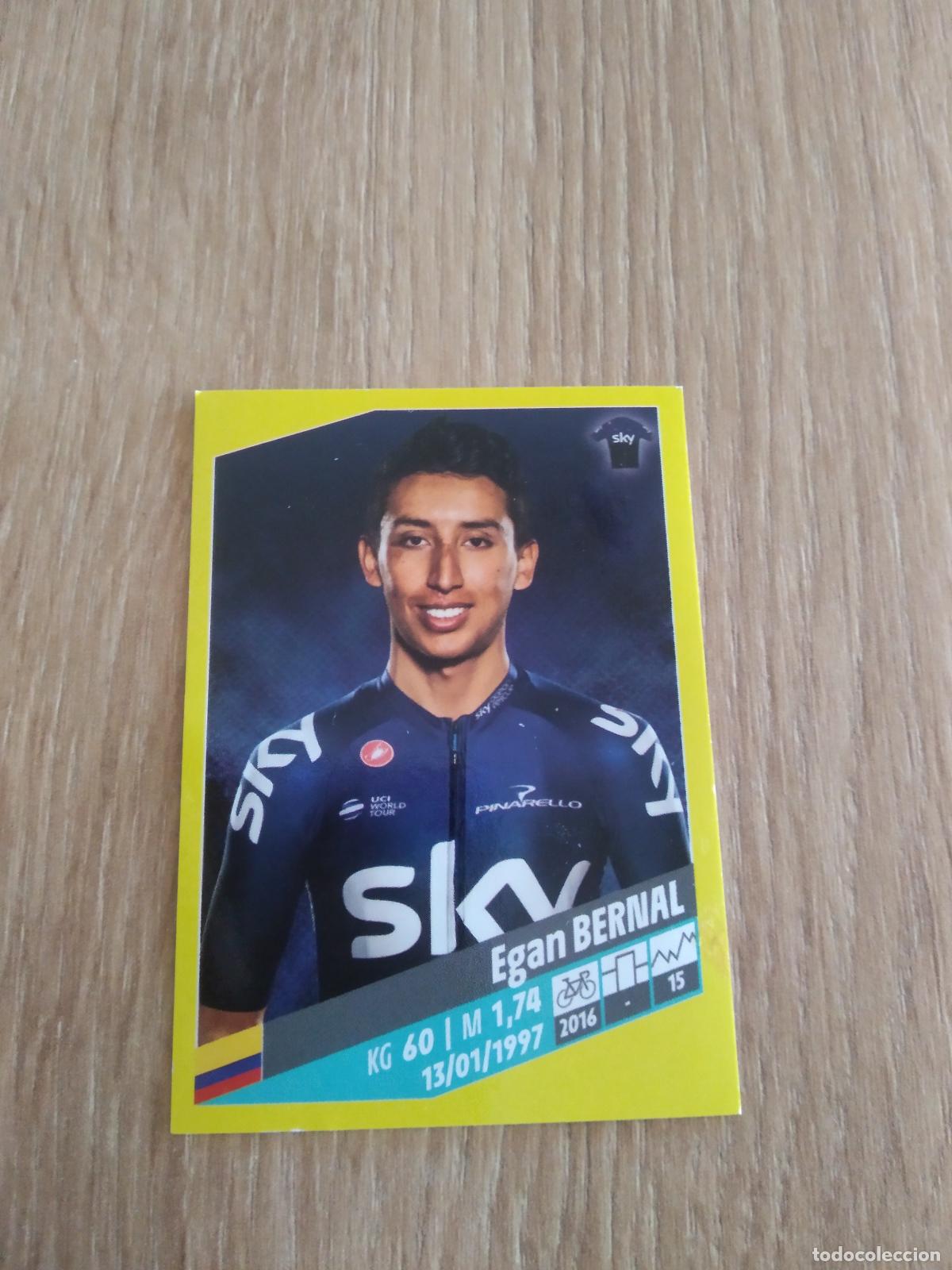 Sammelleidenschaft Sport: 254 EGAN BERNAL TEAM SKY CROMO PANINI CICLISMO TOUR DE FRANCE 2019