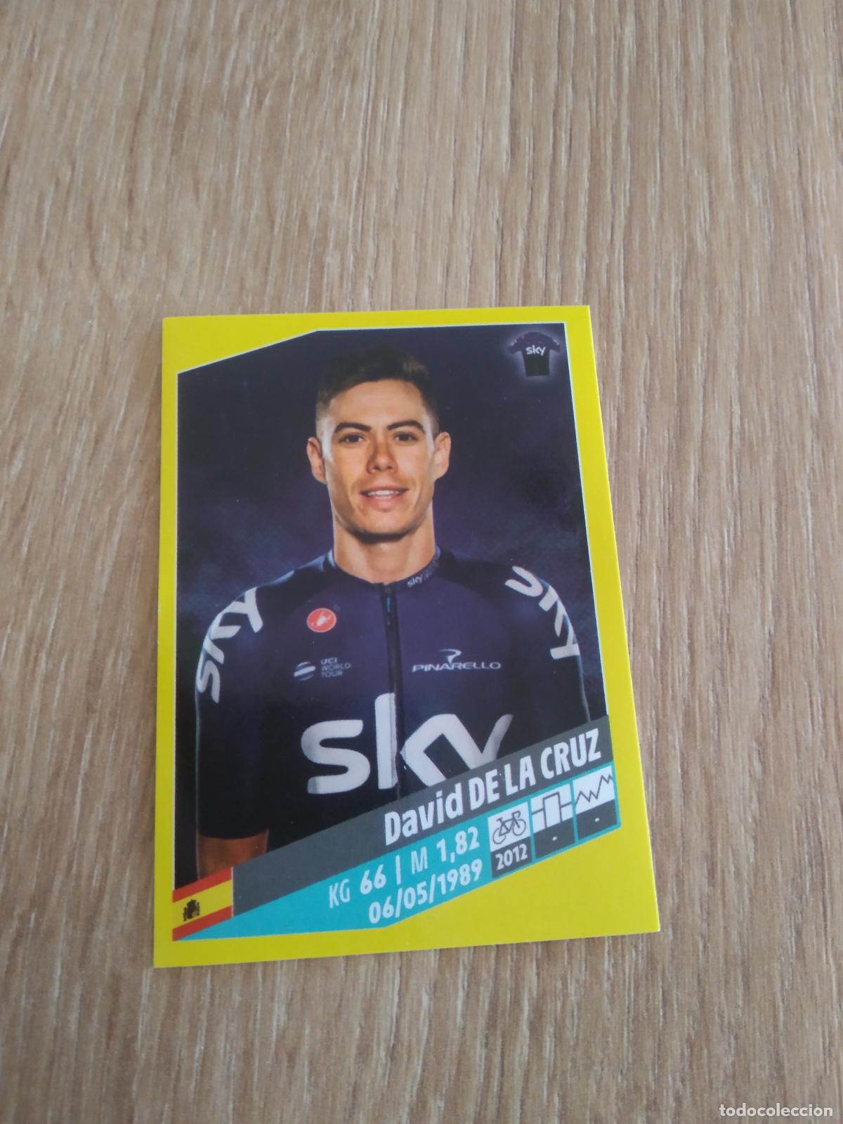Sammelleidenschaft Sport: 256 DAVID DE LA CRUZ TEAM SKY CROMO PANINI CICLISMO TOUR DE FRANCE 2019