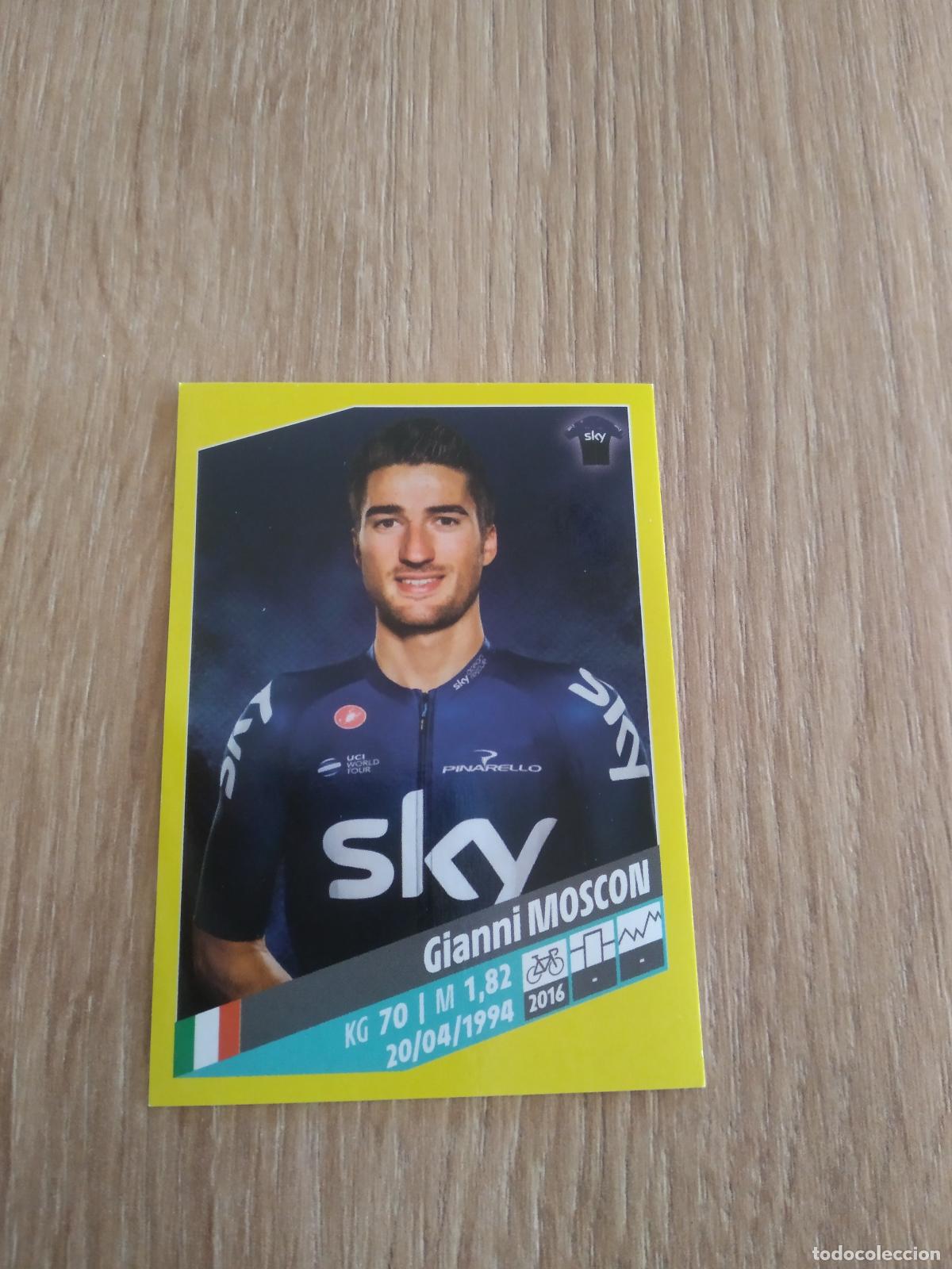 Coleccionismo deportivo: 261 GIANNI MOSCON TEAM SKY CROMO PANINI CICLISMO TOUR DE FRANCE 2019