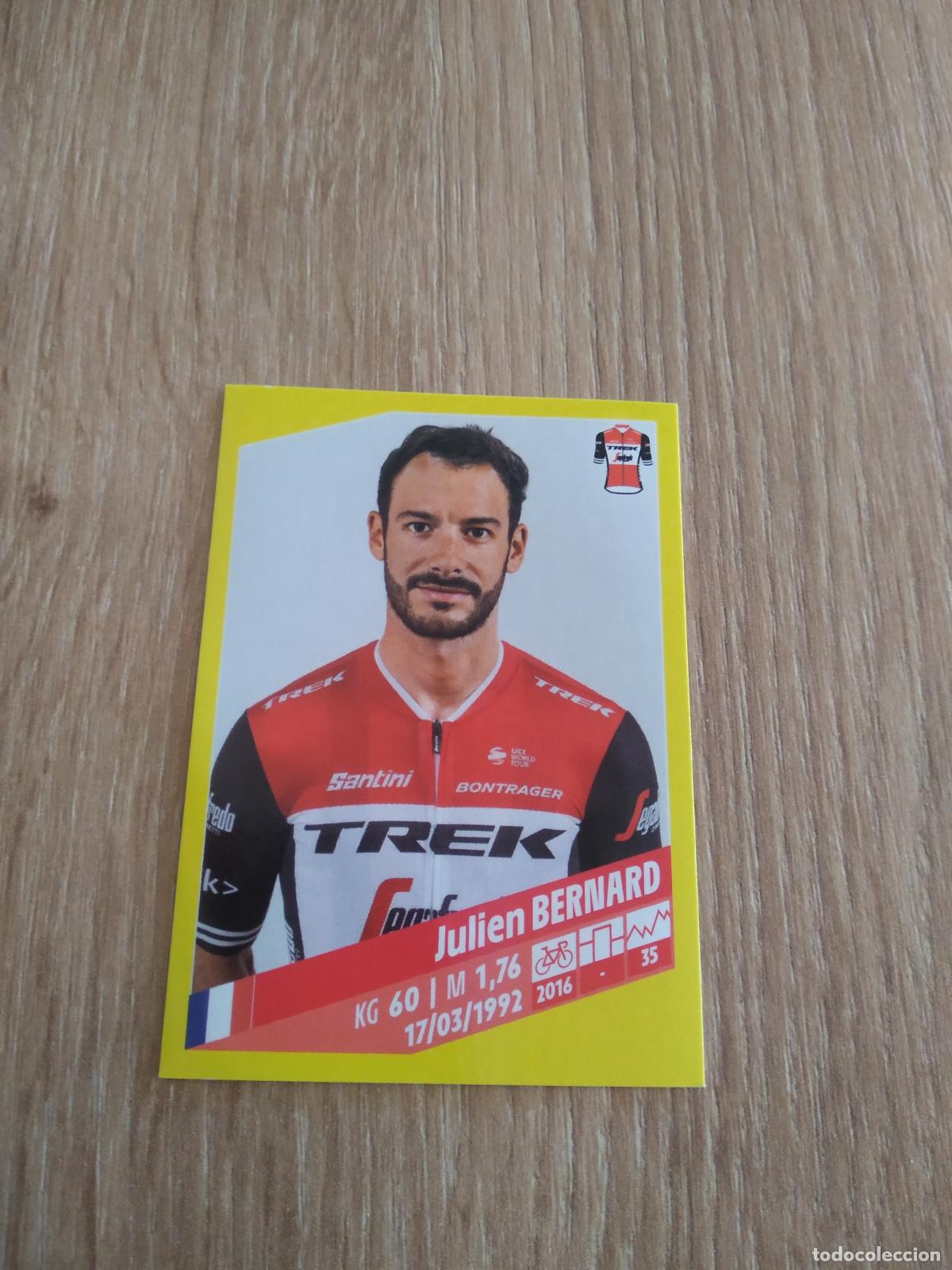 Coleccionismo deportivo: 286 JULIEN BERNARD Trek - Segafredo CROMO PANINI CICLISMO TOUR DE FRANCE 2019