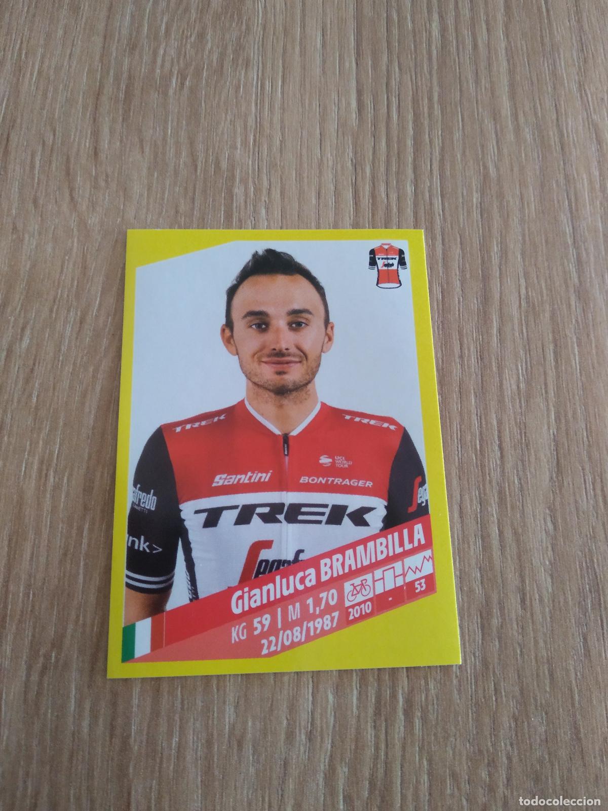 Coleccionismo deportivo: 287 GIANLUCA BRAMBILLA Trek - Segafredo CROMO PANINI CICLISMO TOUR DE FRANCE 2019