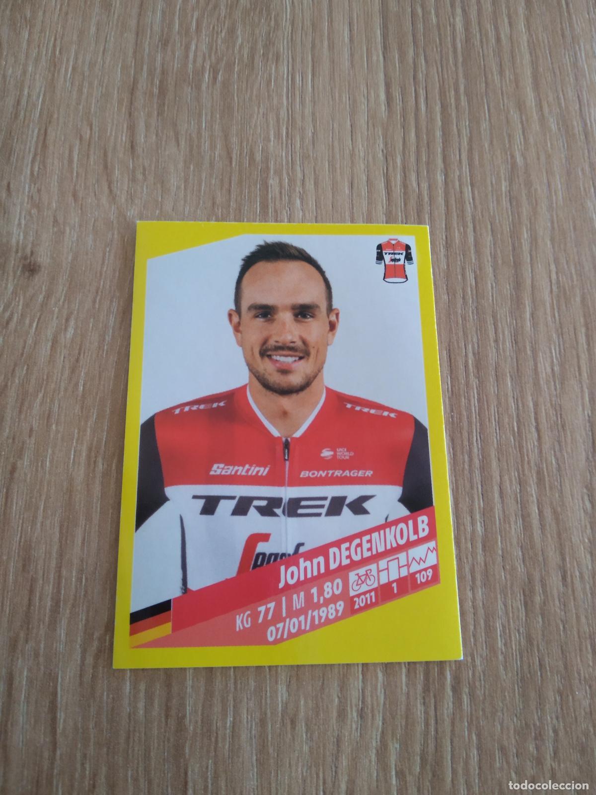 Coleccionismo deportivo: 289 JOHN DEGENKOLB Trek - Segafredo CROMO PANINI CICLISMO TOUR DE FRANCE 2019