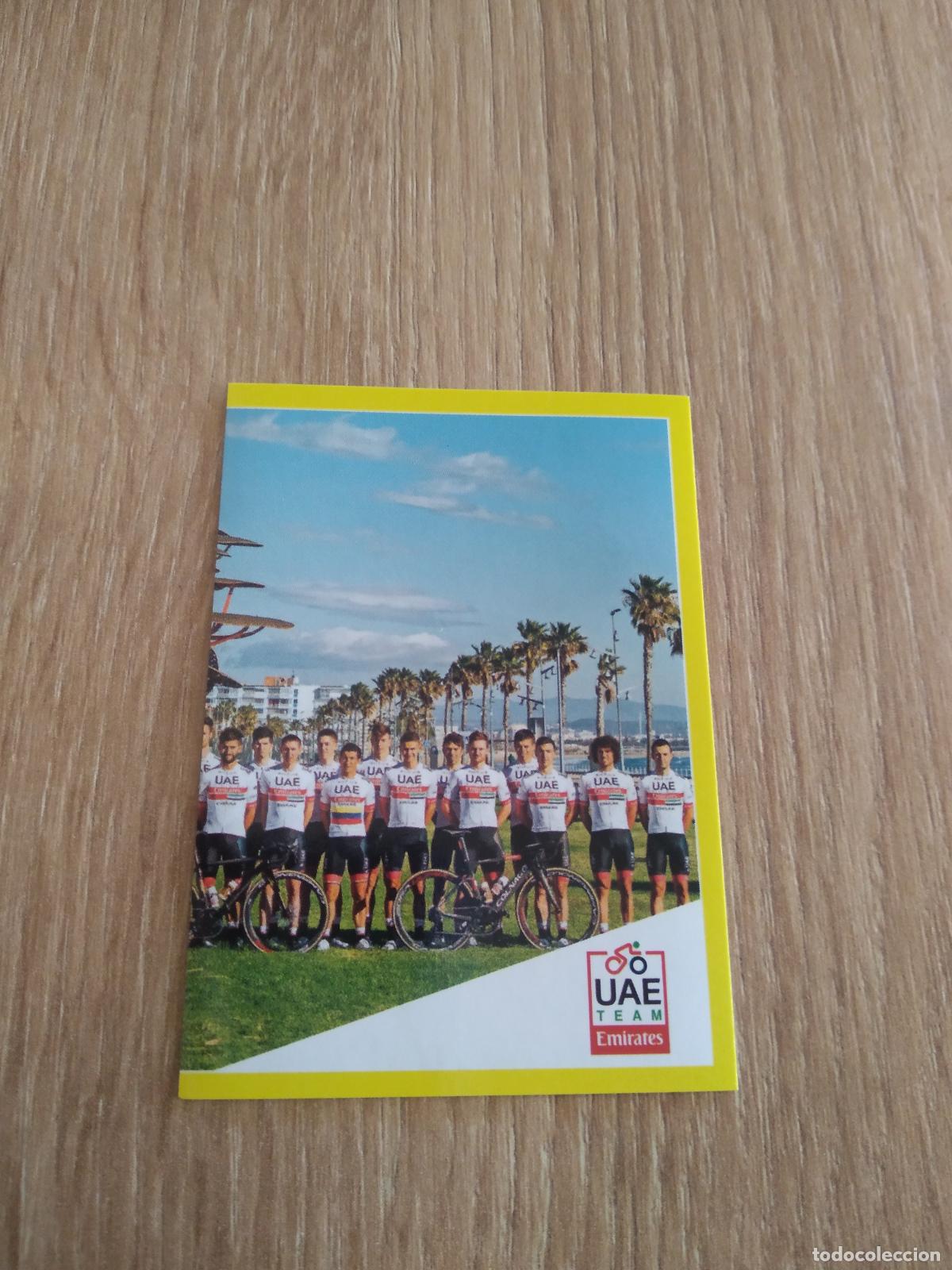 Coleccionismo deportivo: 301 EQUIPO UAE TEAM EMIRATES CROMO PANINI CICLISMO TOUR DE FRANCE 2019