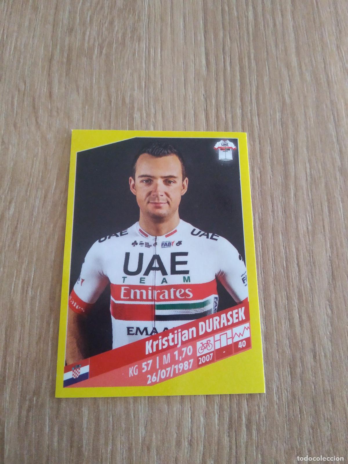 Coleccionismo deportivo: 306 KRISTIJAN DURASEK UAE TEAM EMIRATES CROMO PANINI CICLISMO TOUR DE FRANCE 2019