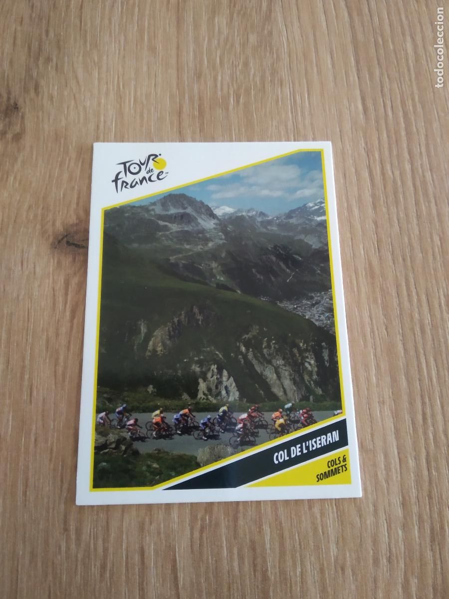 Coleccionismo deportivo: C30 COL DE L'ISERAN CROMO PANINI CICLISMO TOUR DE FRANCE 2019