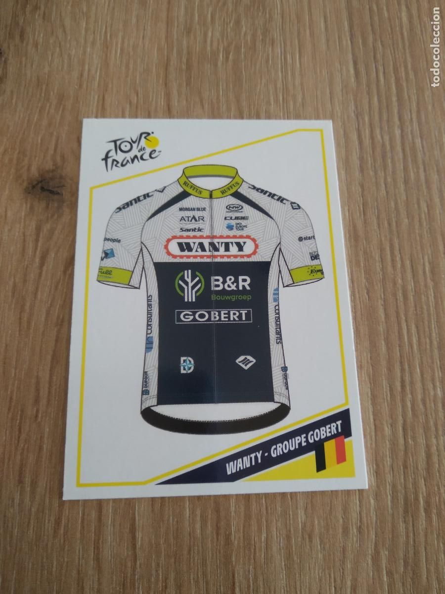 Coleccionismo deportivo: C20 WANTY GROUPE GOBERT CROMO PANINI CICLISMO TOUR DE FRANCE 2019