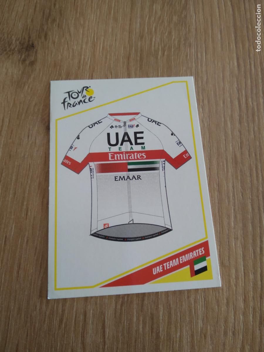 Coleccionismo deportivo: C19 UAE TEAM EMIRATES CROMO PANINI CICLISMO TOUR DE FRANCE 2019
