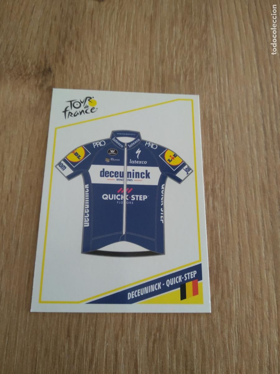 Coleccionismo deportivo: C7 DECEUNINCK QUICK STEP CROMO PANINI CICLISMO TOUR DE FRANCE 2019
