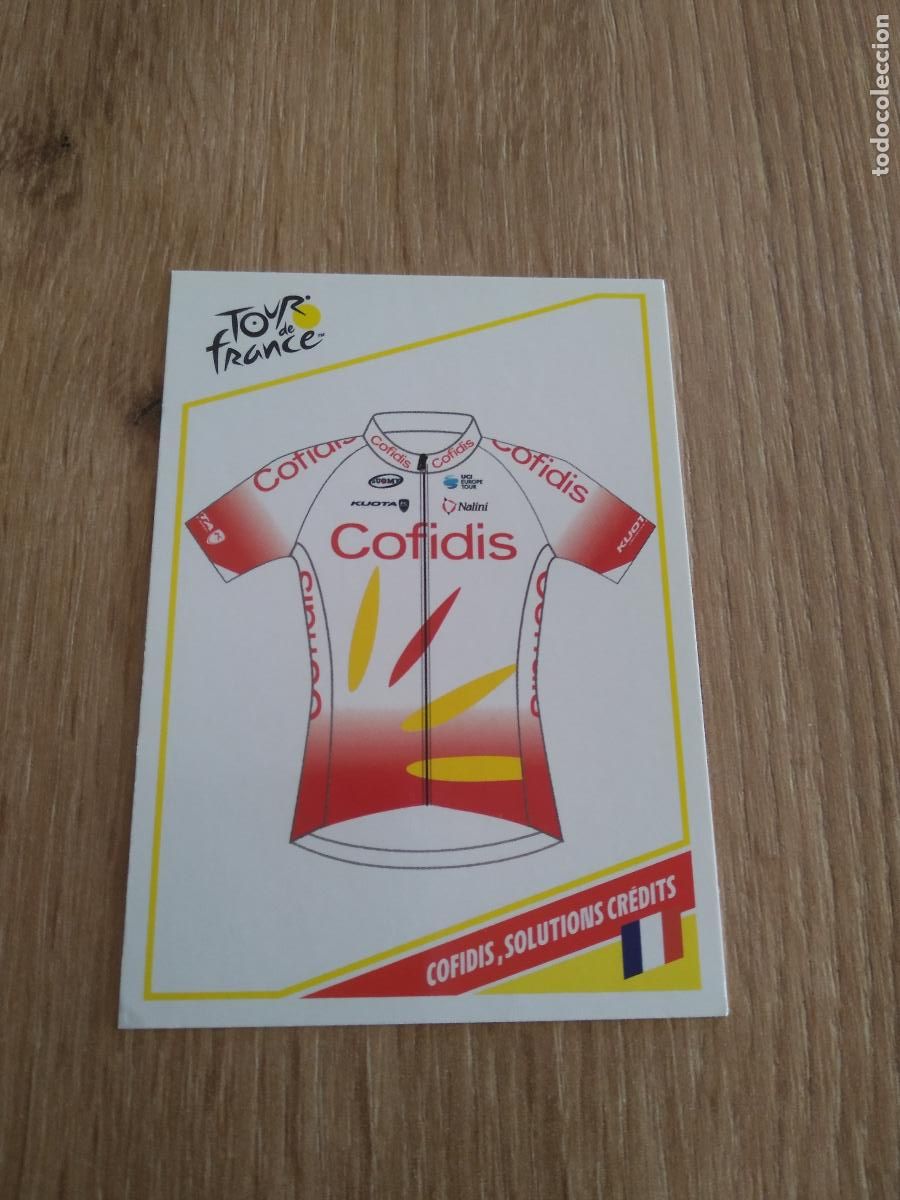 Sports collectibles: C6 COFIDIS, SOLUTIONS CREDITS CROMO PANINI CICLISMO TOUR DE FRANCE 2019