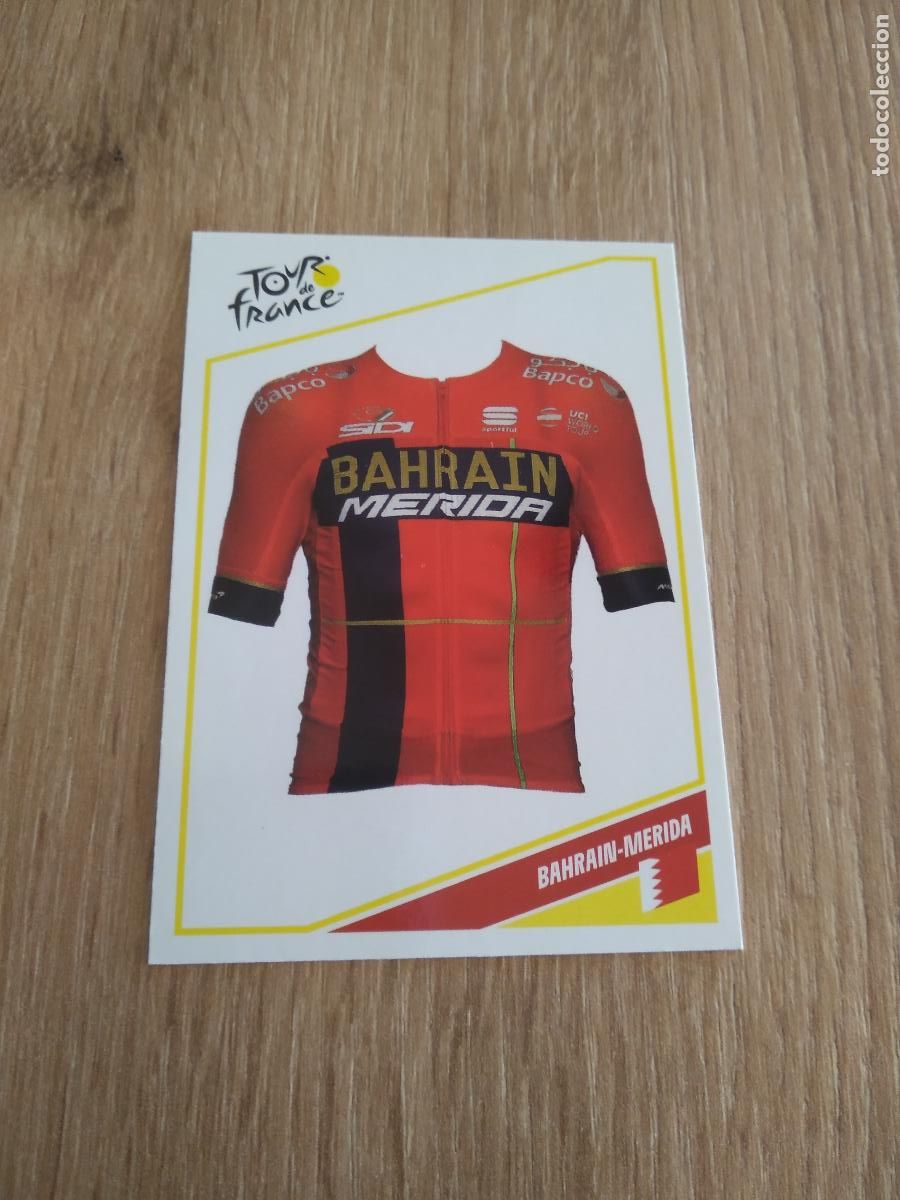 Sports collectibles: C3 BAHRAIN MERIDA CROMO PANINI CICLISMO TOUR DE FRANCE 2019