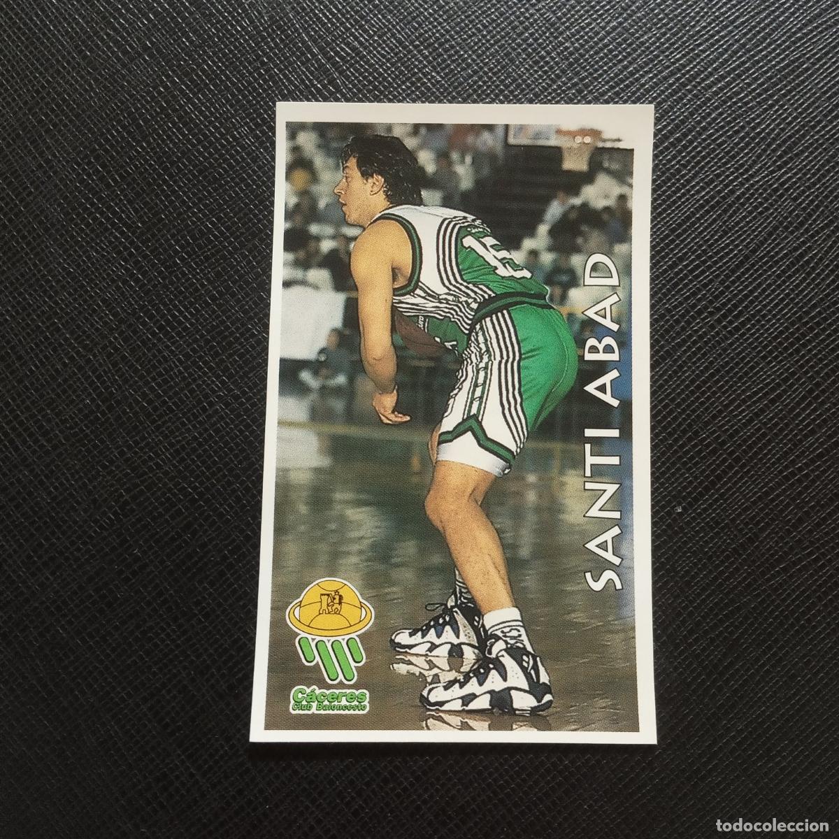 Coleccionismo deportivo: 121 SANTI ABAD CACERES MUNDICROMO ACB 96 97 BALONCESTO 1996 1997 - SIN PEGAR - A176 PG69