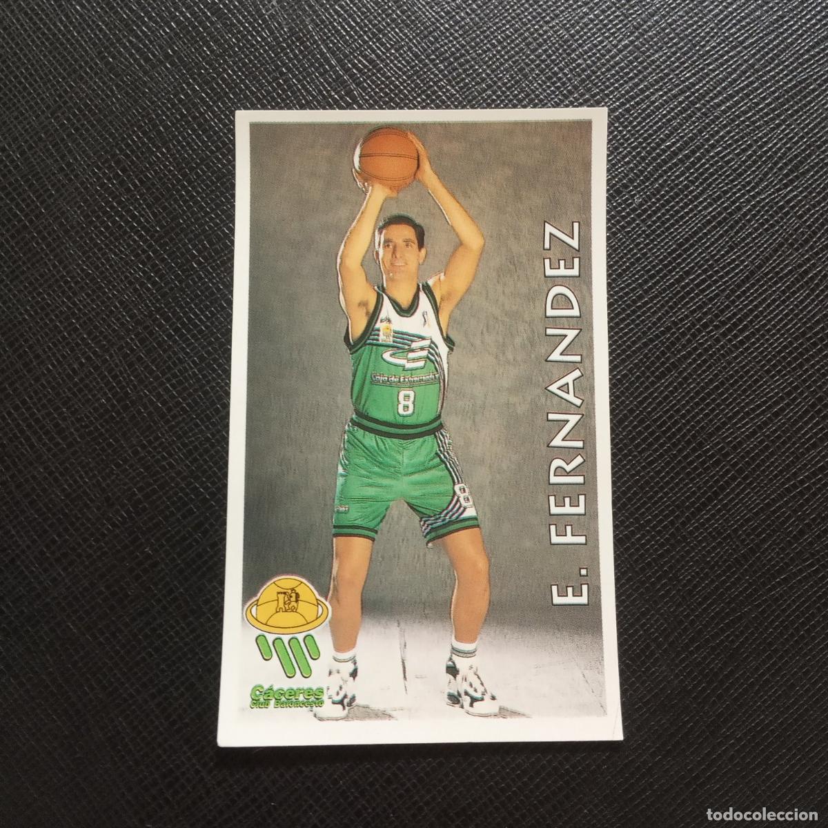 Coleccionismo deportivo: 117 E FERNANDEZ CACERES MUNDICROMO ACB 96 97 BALONCESTO 1996 1997 - SIN PEGAR - A176 PG69