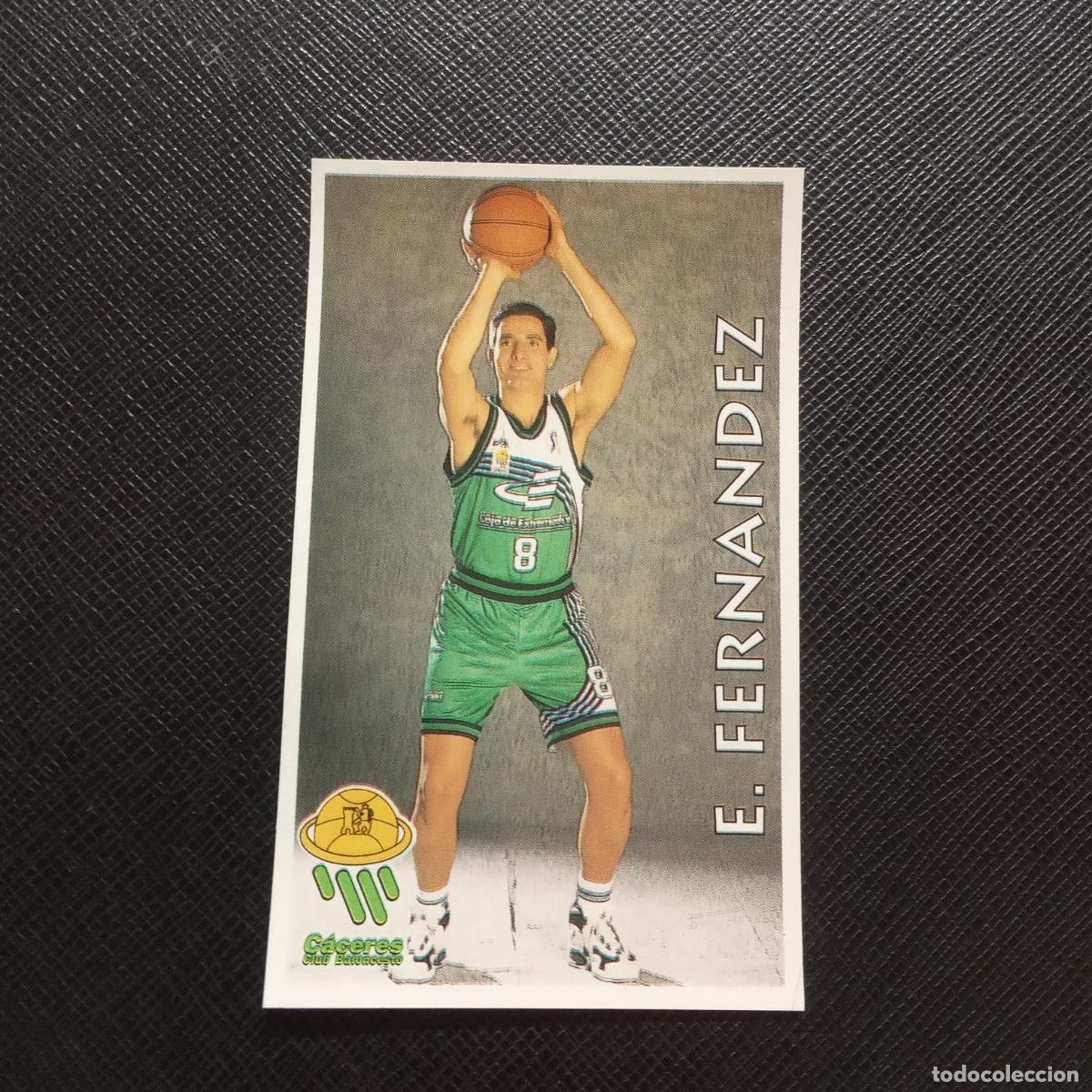 Coleccionismo deportivo: 117 E FERNANDEZ CACERES MUNDICROMO ACB 96 97 BALONCESTO 1996 1997 - SIN PEGAR - A176 PG69