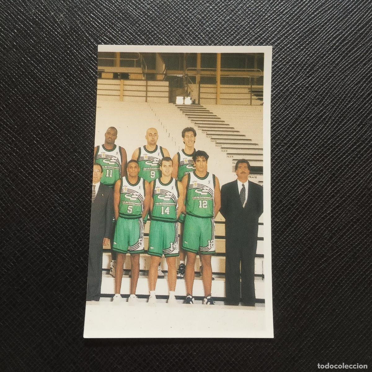 Coleccionismo deportivo: 111 PLANTILLA CACERES MUNDICROMO ACB 96 97 BALONCESTO 1996 1997 - SIN PEGAR - A175 PG1