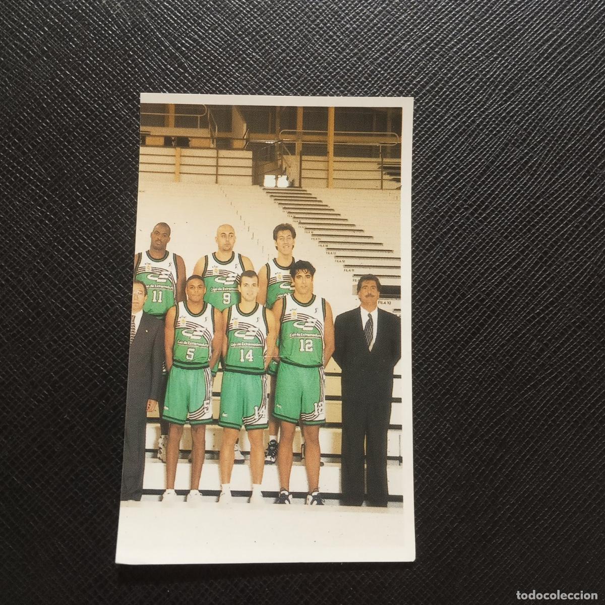 Coleccionismo deportivo: 111 PLANTILLA CACERES MUNDICROMO ACB 96 97 BALONCESTO 1996 1997 - SIN PEGAR - A175 PG4