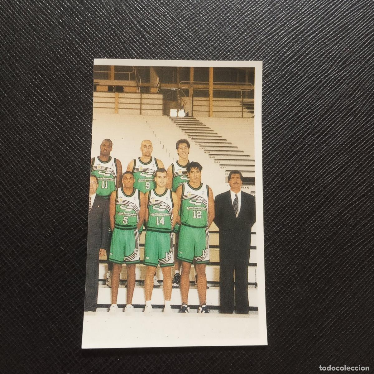 Coleccionismo deportivo: 111 PLANTILLA CACERES MUNDICROMO ACB 96 97 BALONCESTO 1996 1997 - SIN PEGAR - A175 PG4