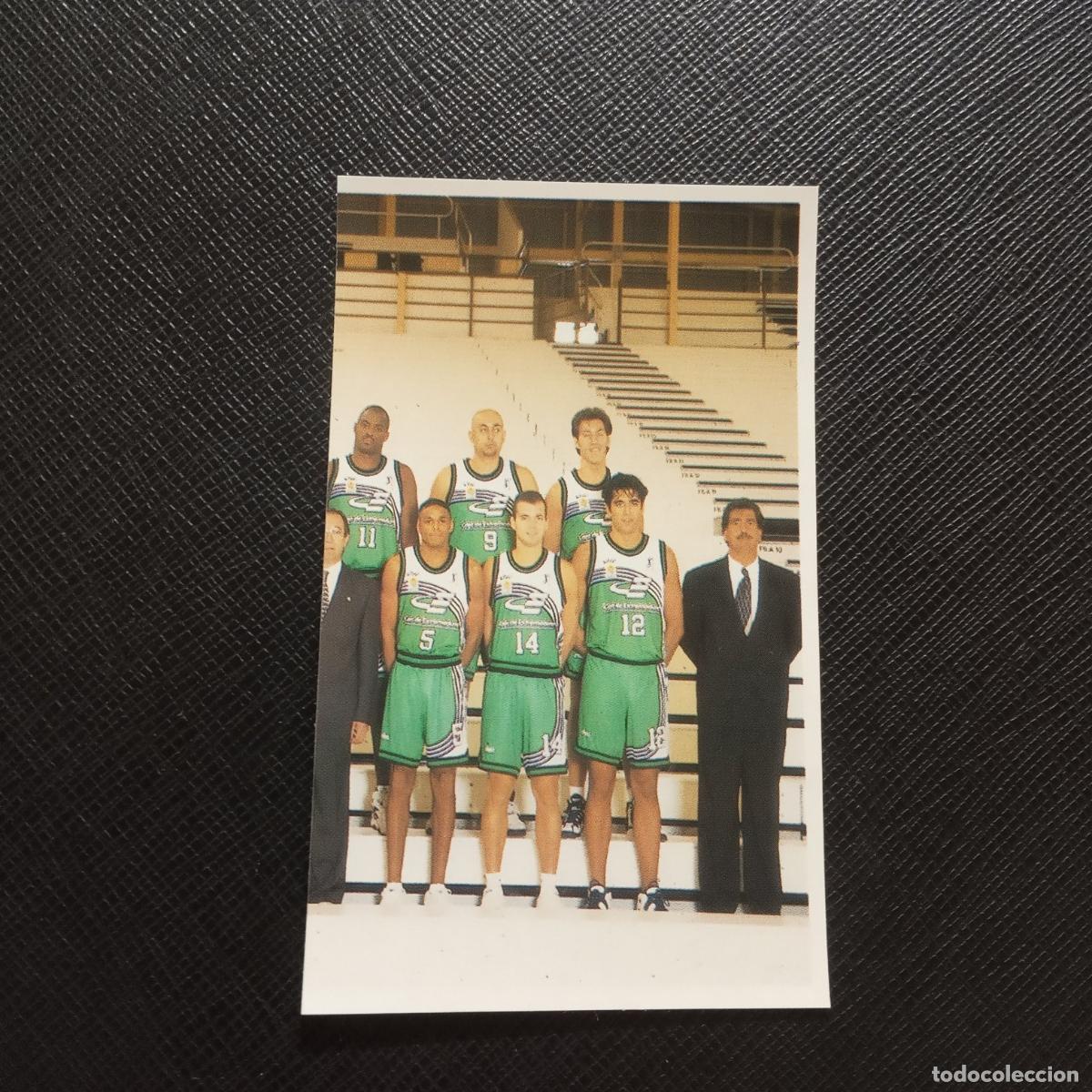 Coleccionismo deportivo: 111 PLANTILLA CACERES MUNDICROMO ACB 96 97 BALONCESTO 1996 1997 - SIN PEGAR - A175 PG5