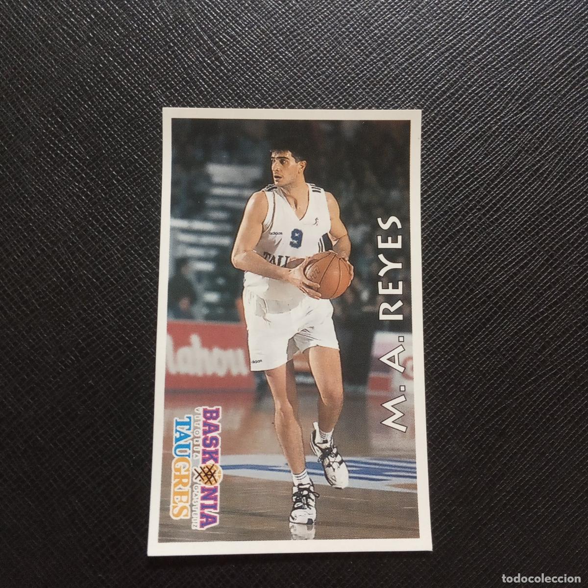 Coleccionismo deportivo: 106 M A REYES BASKONIA TAUGRES MUNDICROMO ACB 96 97 BALONCESTO 1996 1997 - SIN PEGAR - A175 PG5