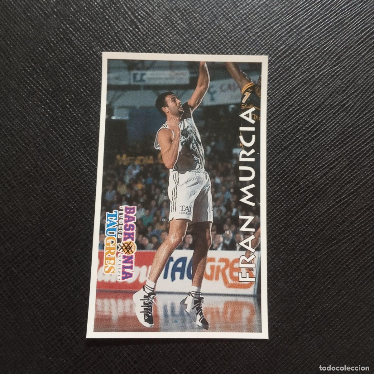 Coleccionismo deportivo: 104 FRAN MURCIA BASKONIA TAUGRES MUNDICROMO ACB 96 97 BALONCESTO 1996 1997 - SIN PEGAR - A175 PG6