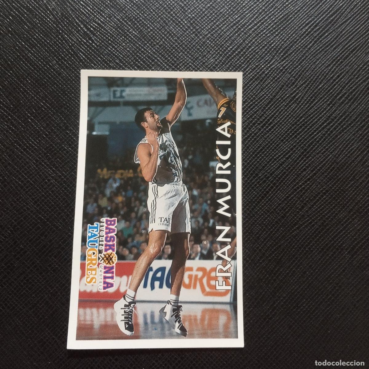 Coleccionismo deportivo: 104 FRAN MURCIA BASKONIA TAUGRES MUNDICROMO ACB 96 97 BALONCESTO 1996 1997 - SIN PEGAR - A175 PG6