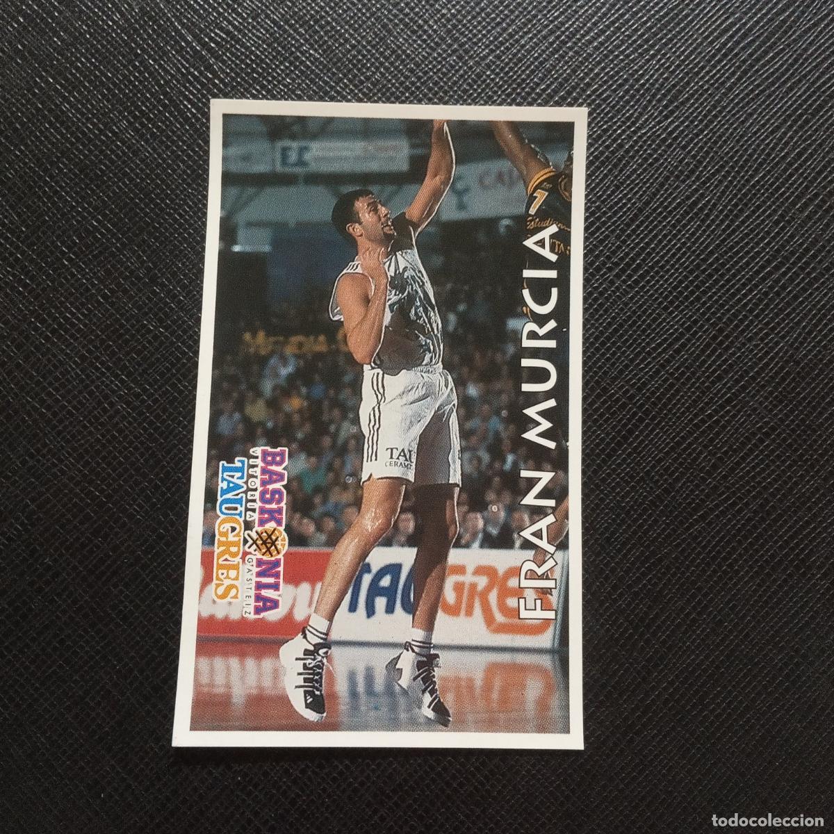 Coleccionismo deportivo: 104 FRAN MURCIA BASKONIA TAUGRES MUNDICROMO ACB 96 97 BALONCESTO 1996 1997 - SIN PEGAR - A175 PG6