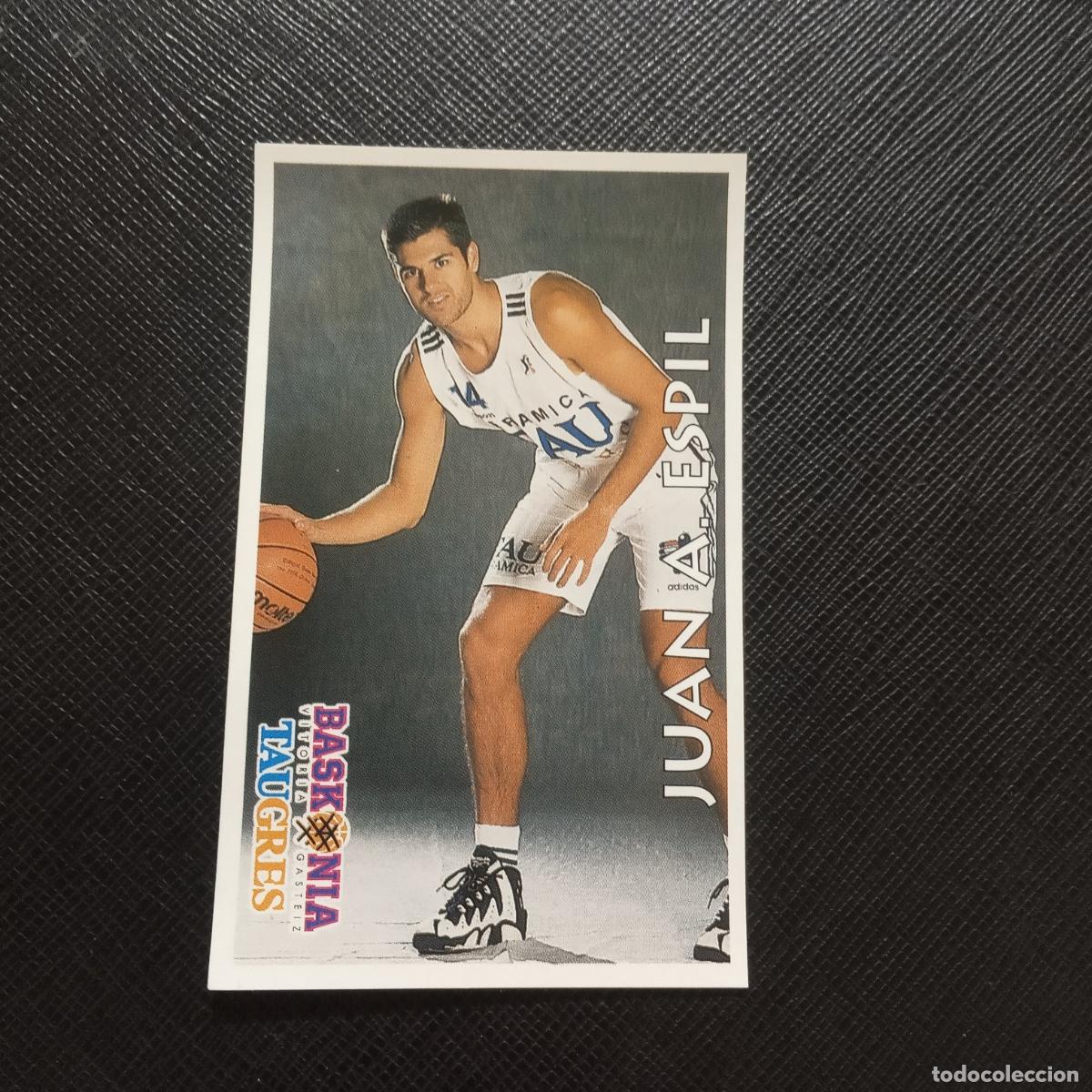 Coleccionismo deportivo: 261 JUAN ESPIL BASKONIA TAUGRES MUNDICROMO ACB 96 97 BALONCESTO 1996 1997 - SIN PEGAR - A175 PG7