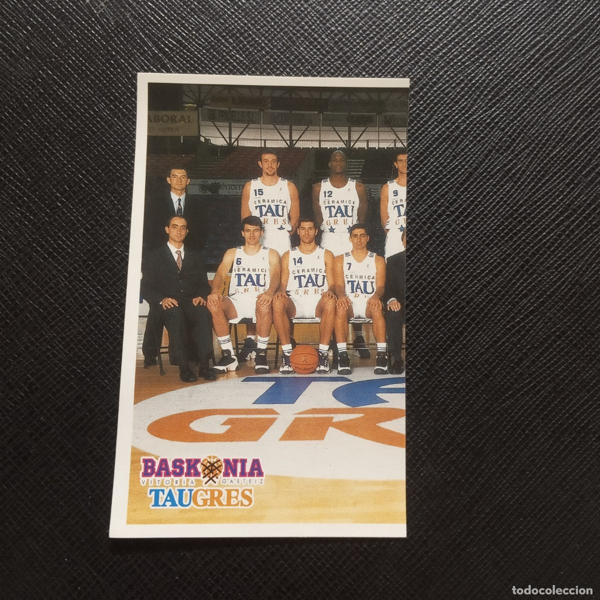 Coleccionismo deportivo: 95 PLANTILLA BASKONIA TAUGRES MUNDICROMO ACB 96 97 BALONCESTO 1996 1997 - SIN PEGAR - A175 PG16