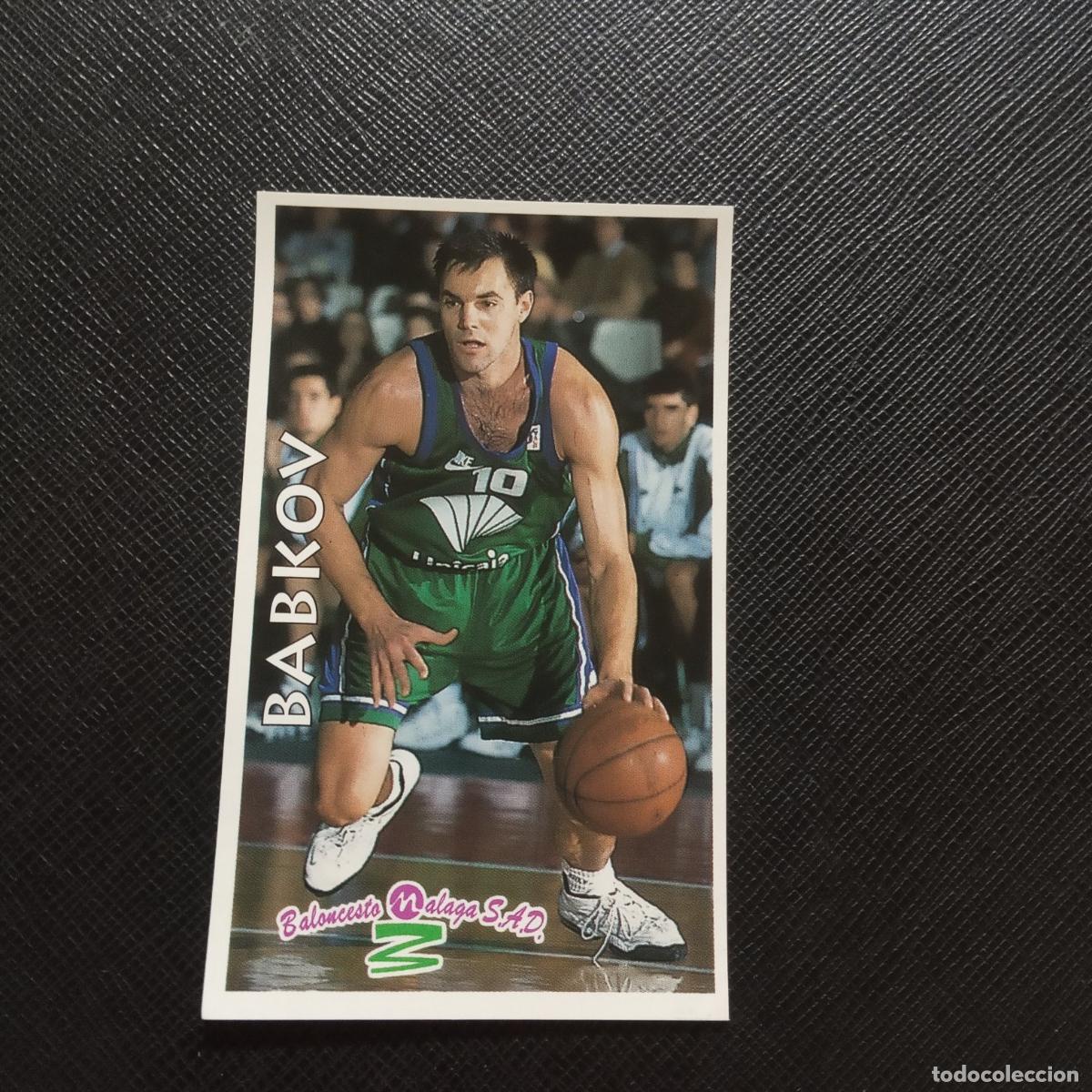 Sammelleidenschaft Sport: 85 BABKOV MALAGA MUNDICROMO ACB 96 97 BALONCESTO 1996 1997 - SIN PEGAR - A175 PG22