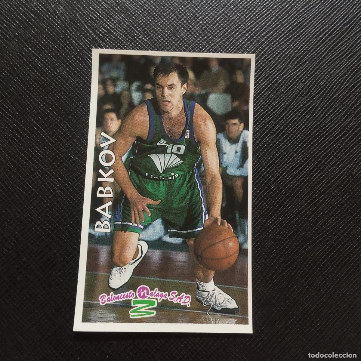 Sammelleidenschaft Sport: 85 BABKOV MALAGA MUNDICROMO ACB 96 97 BALONCESTO 1996 1997 - SIN PEGAR - A175 PG23