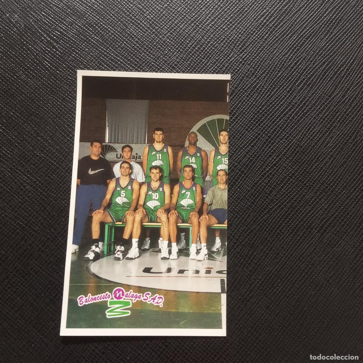 Coleccionismo deportivo: 79 PLANTILLA MALAGA MUNDICROMO ACB 96 97 BALONCESTO 1996 1997 - SIN PEGAR - A175 PG23