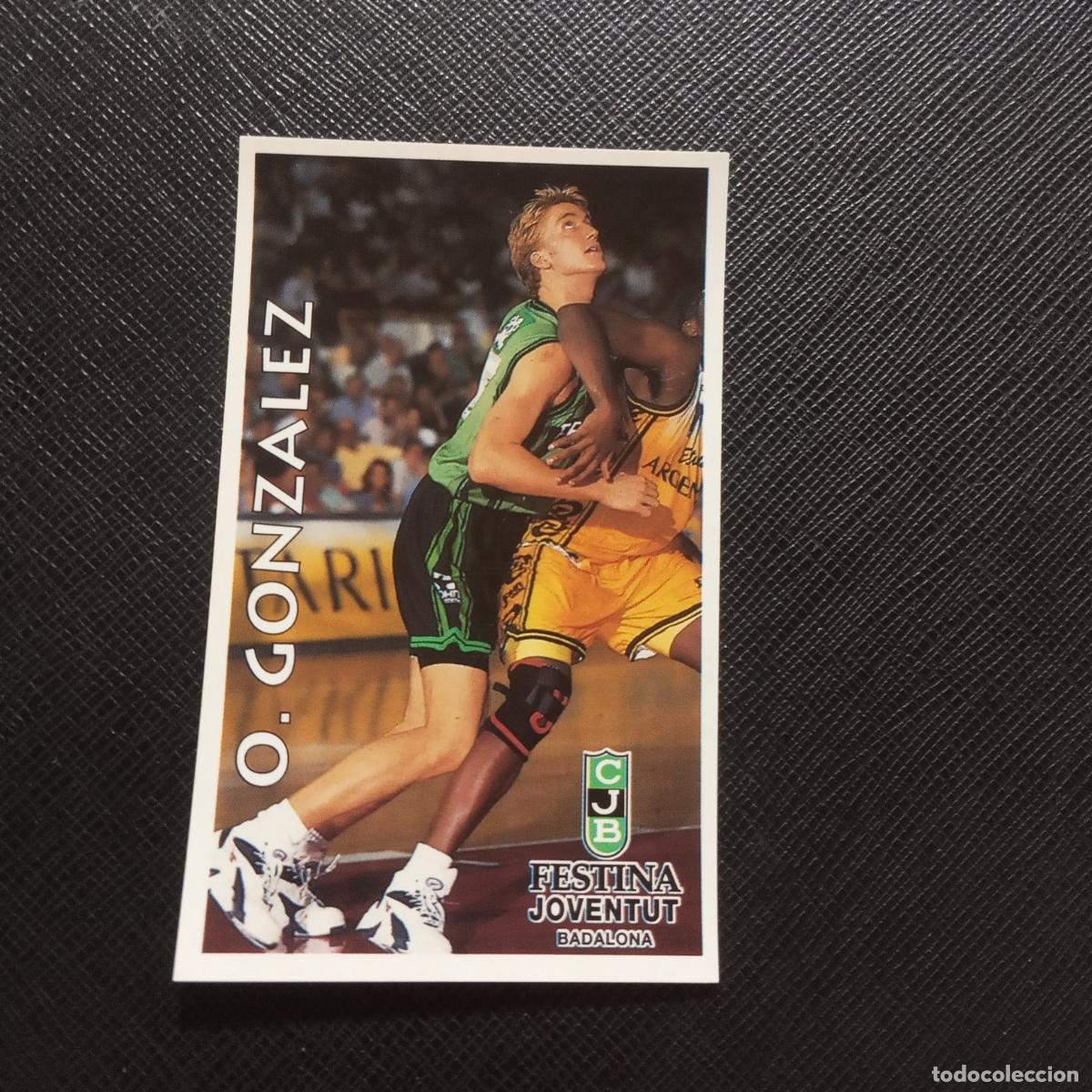 Coleccionismo deportivo: 167 O GONZALEZ FESTINA JOUVENTUT MUNDICROMO ACB 96 97 BALONCESTO 1996 1997 - SIN PEGAR - A175 PG25