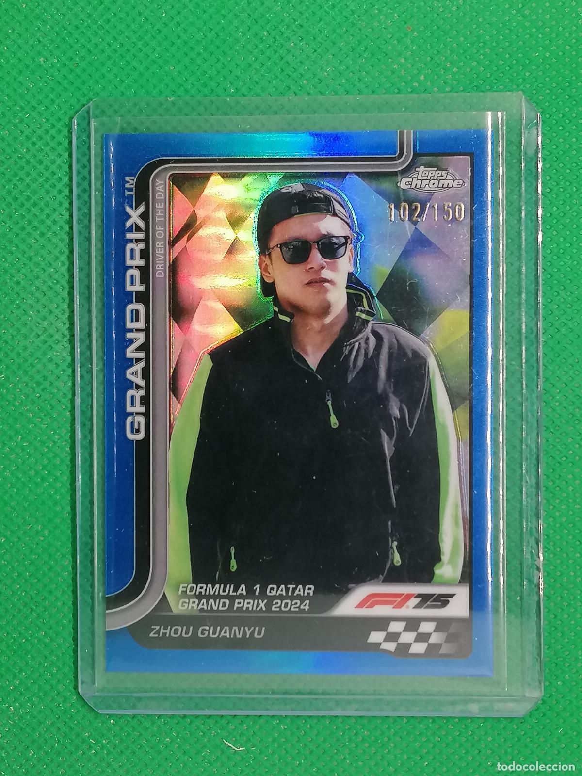 Coleccionismo deportivo: 144 ZHOU GUANYU NUMERADA /150 ⚽ TOPPS F1 FORMULA 1 GRAND PRIX CHROME 25 2025 ⚽