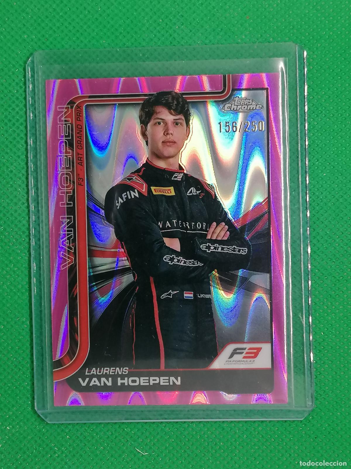 Collezionismo sportivo: 63 LAURENS VAN HOEPEN F3 NUMERADA /250 ⚽ TOPPS F1 FORMULA 1 GRAND PRIX CHROME 25 2025 ⚽