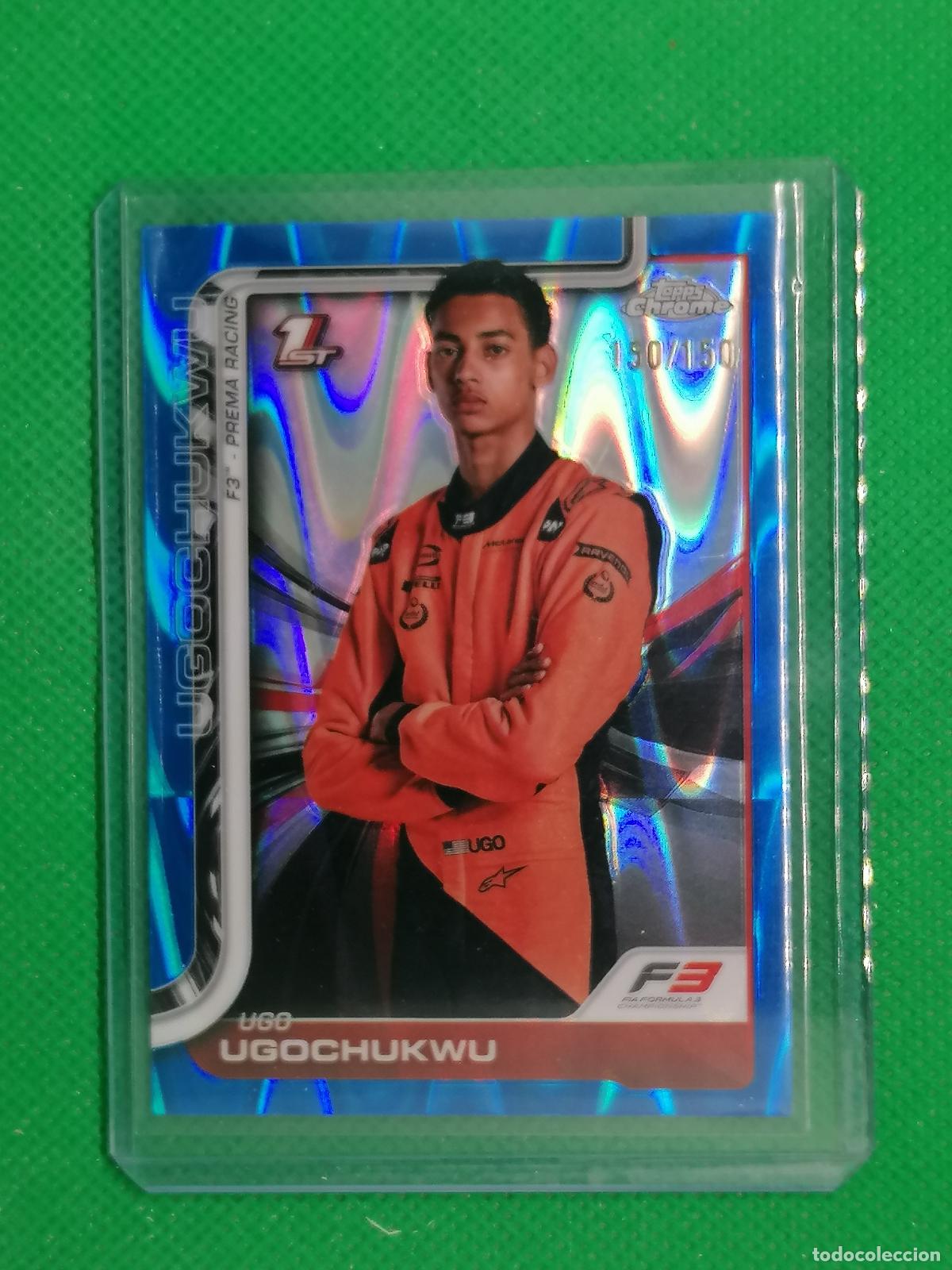 Coleccionismo deportivo: 45 UGO UGOCHUKWU F3 ROOKIE NUMERADA /150 ⚽ TOPPS F1 FORMULA 1 GRAND PRIX CHROME 25 2025 ⚽