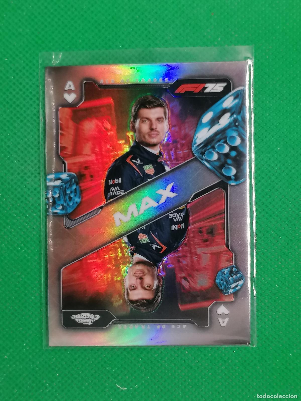 Coleccionismo deportivo: SCA-3 MAX VERSTAPPEN ORACLE RED BULL ACE OF TRADES ⚽ TOPPS F1 FORMULA 1 GRAND PRIX CHROME 25 2025 ⚽