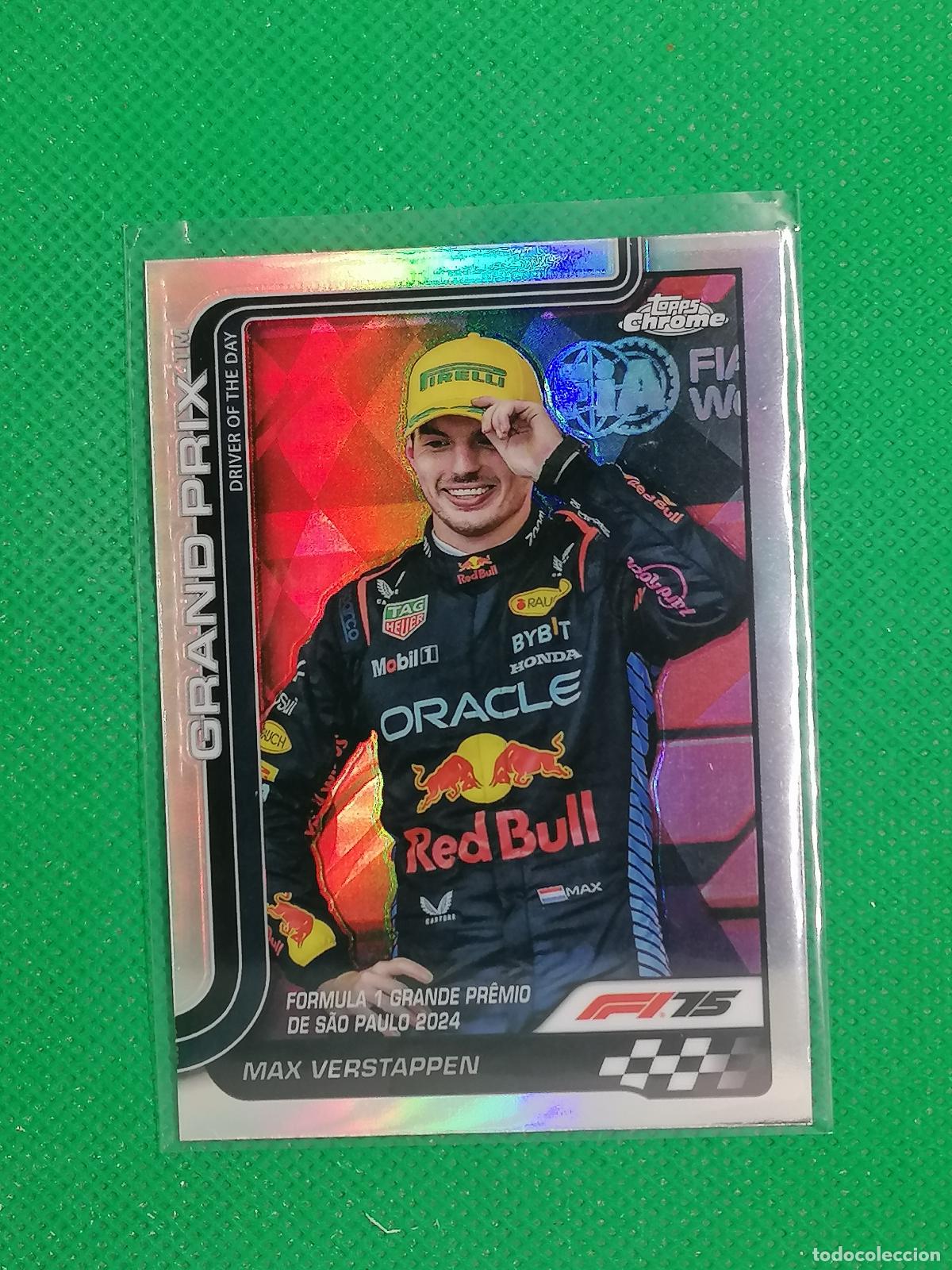 Coleccionismo deportivo: 142 MAX VERSTAPPEN ORACLE RED BULL REFRACTOR ⚽ TOPPS F1 FORMULA 1 GRAND PRIX CHROME 25 2025 ⚽