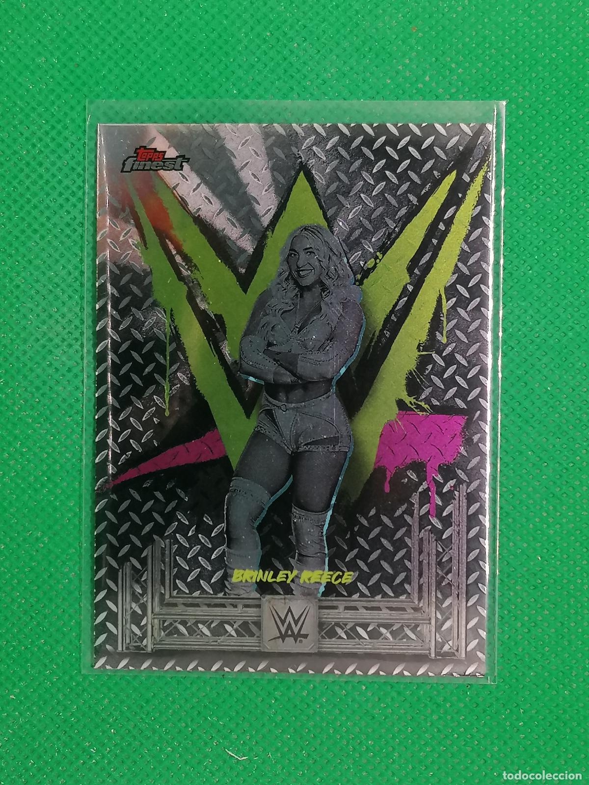 Colecionismo desportivo: 75 BRINDLEY REECE COMMON ⚽ TOPPS FINEST WWE RAW SMACK DOWN NXT 25 2025 ⚽