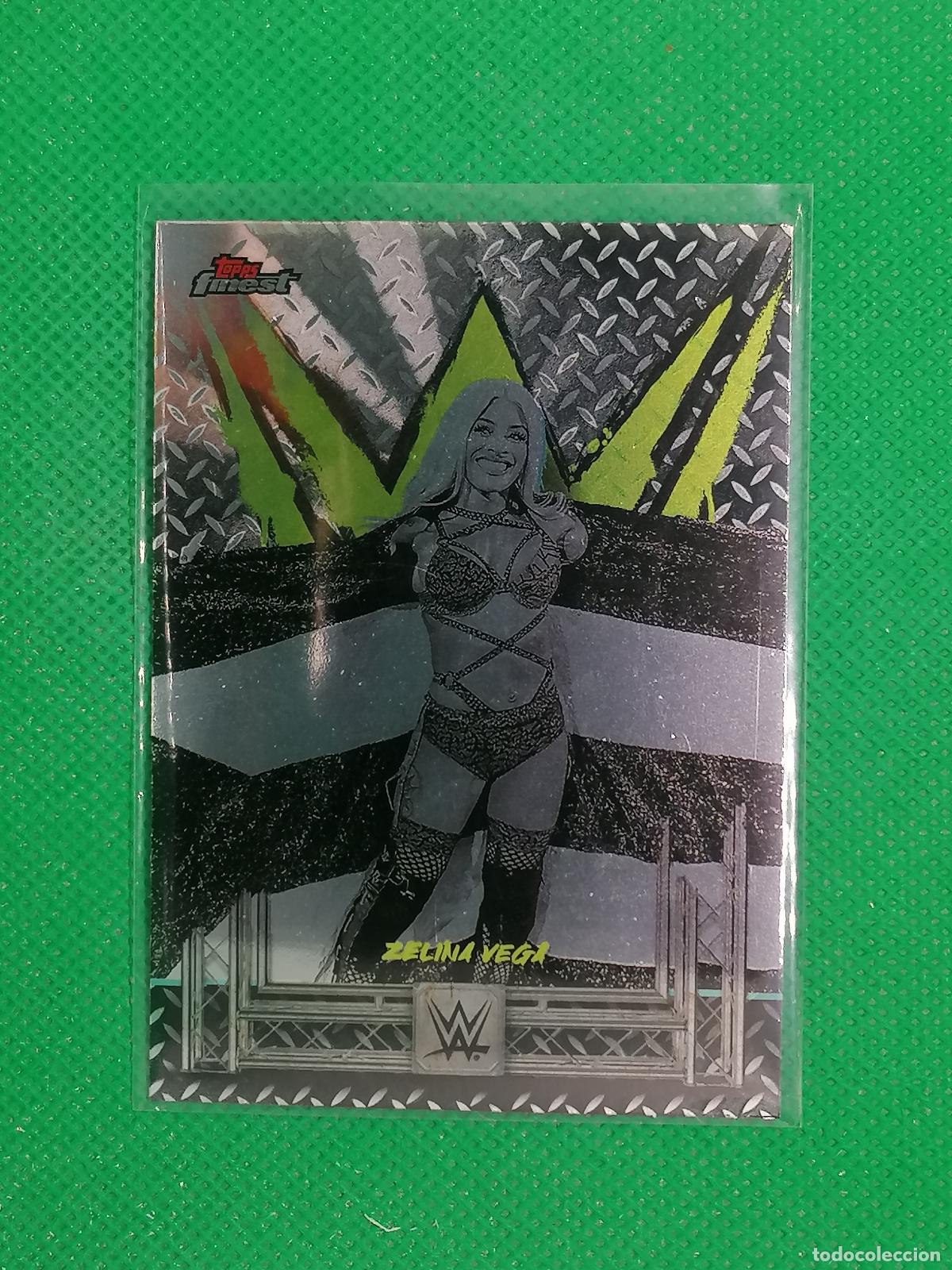 Coleccionismo deportivo: 74 ZELINA VEGA COMMON ⚽ TOPPS FINEST WWE RAW SMACK DOWN NXT 25 2025 ⚽