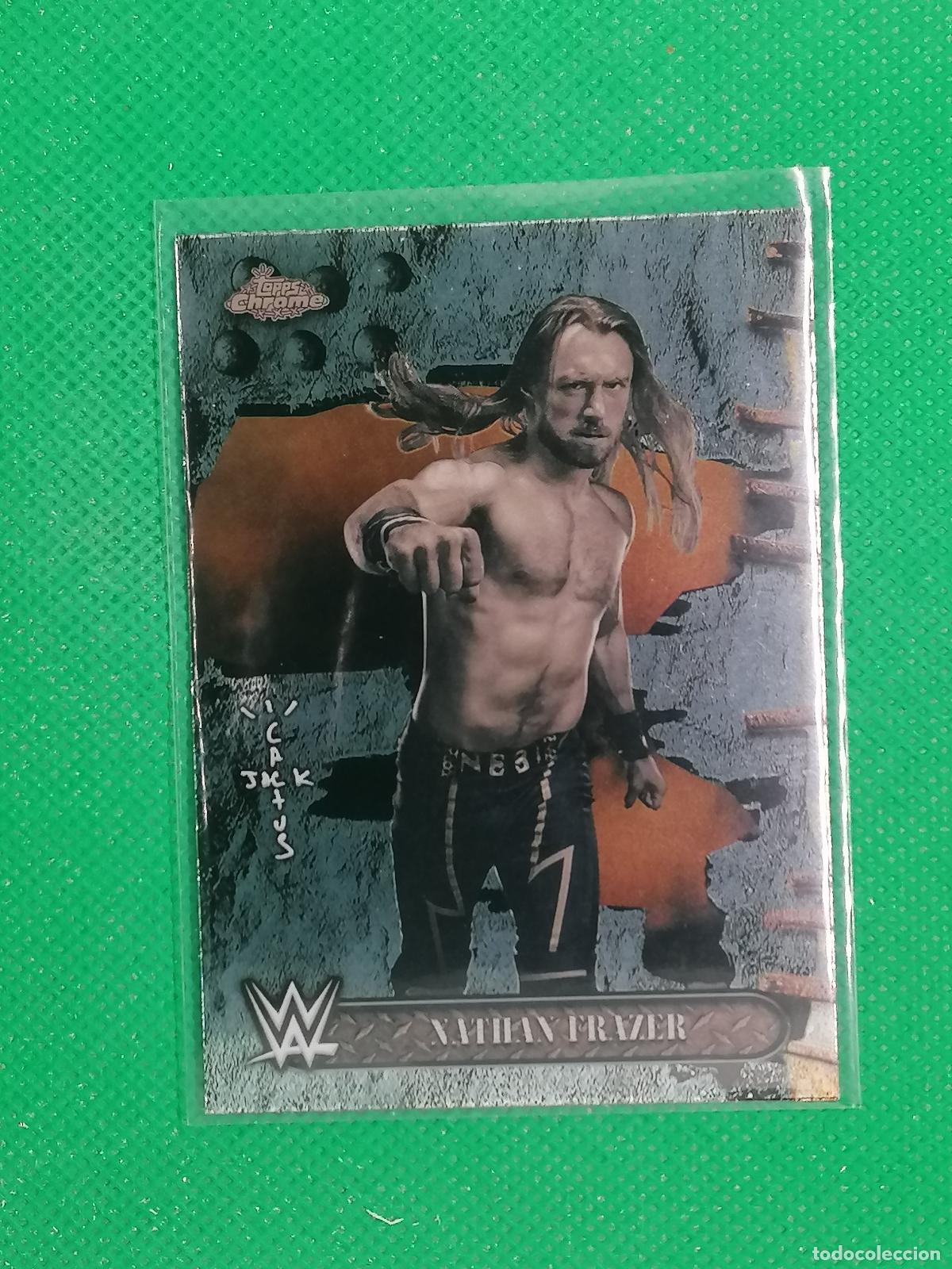 Coleccionismo deportivo: 97 NATHAN FRAZER ⚽ TOPPS CHROME CACTUS JACK WWE RAW SMACK DOWN NXT 25 2025 ⚽