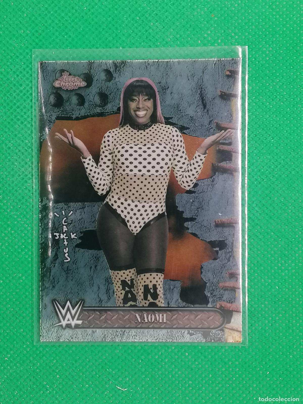 Coleccionismo deportivo: 92 NAOMI ⚽ TOPPS CHROME CACTUS JACK WWE RAW SMACK DOWN NXT 25 2025 ⚽