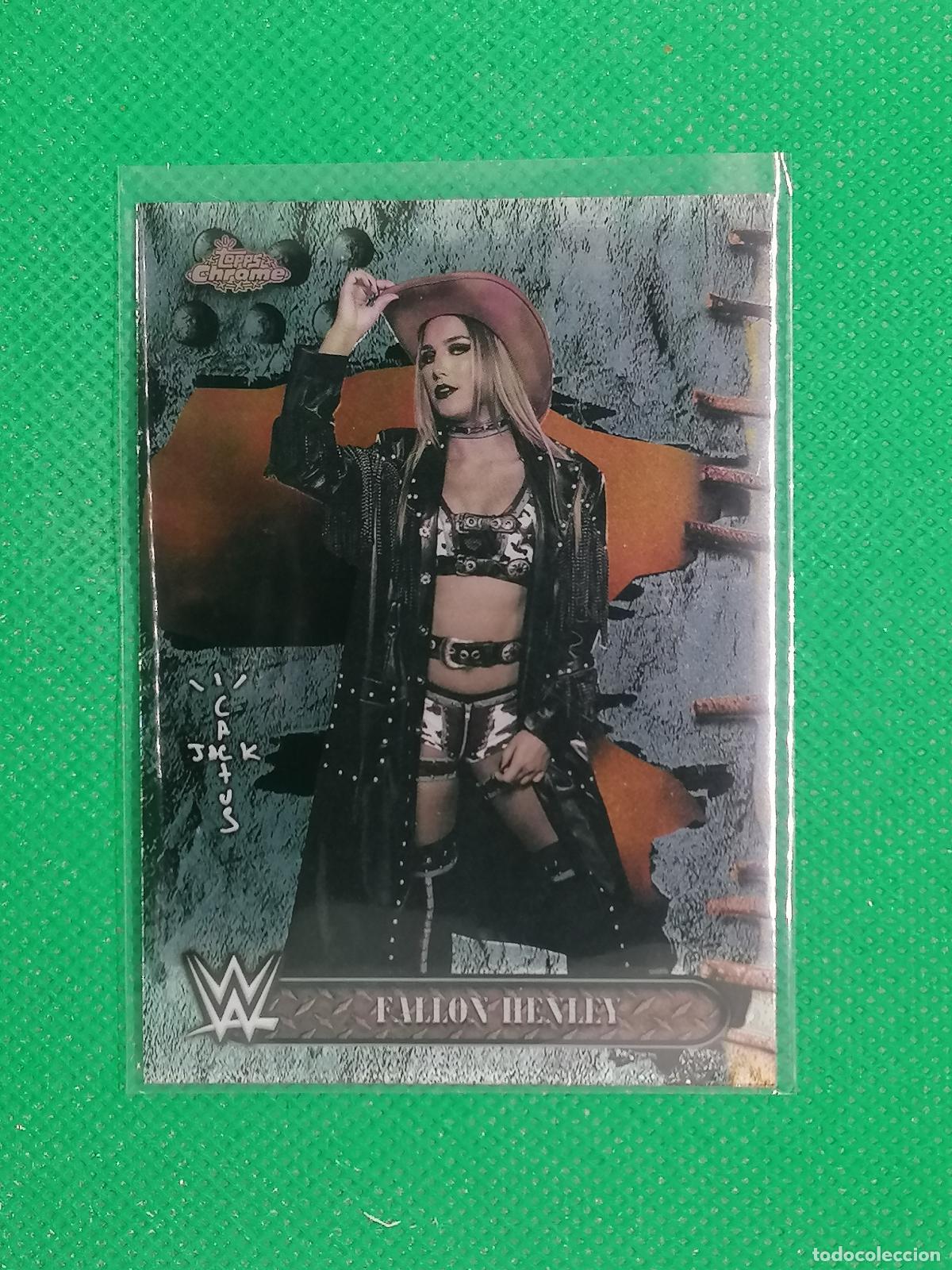 Coleccionismo deportivo: 78 FALLON HENLEY ⚽ TOPPS CHROME CACTUS JACK WWE RAW SMACK DOWN NXT 25 2025 ⚽