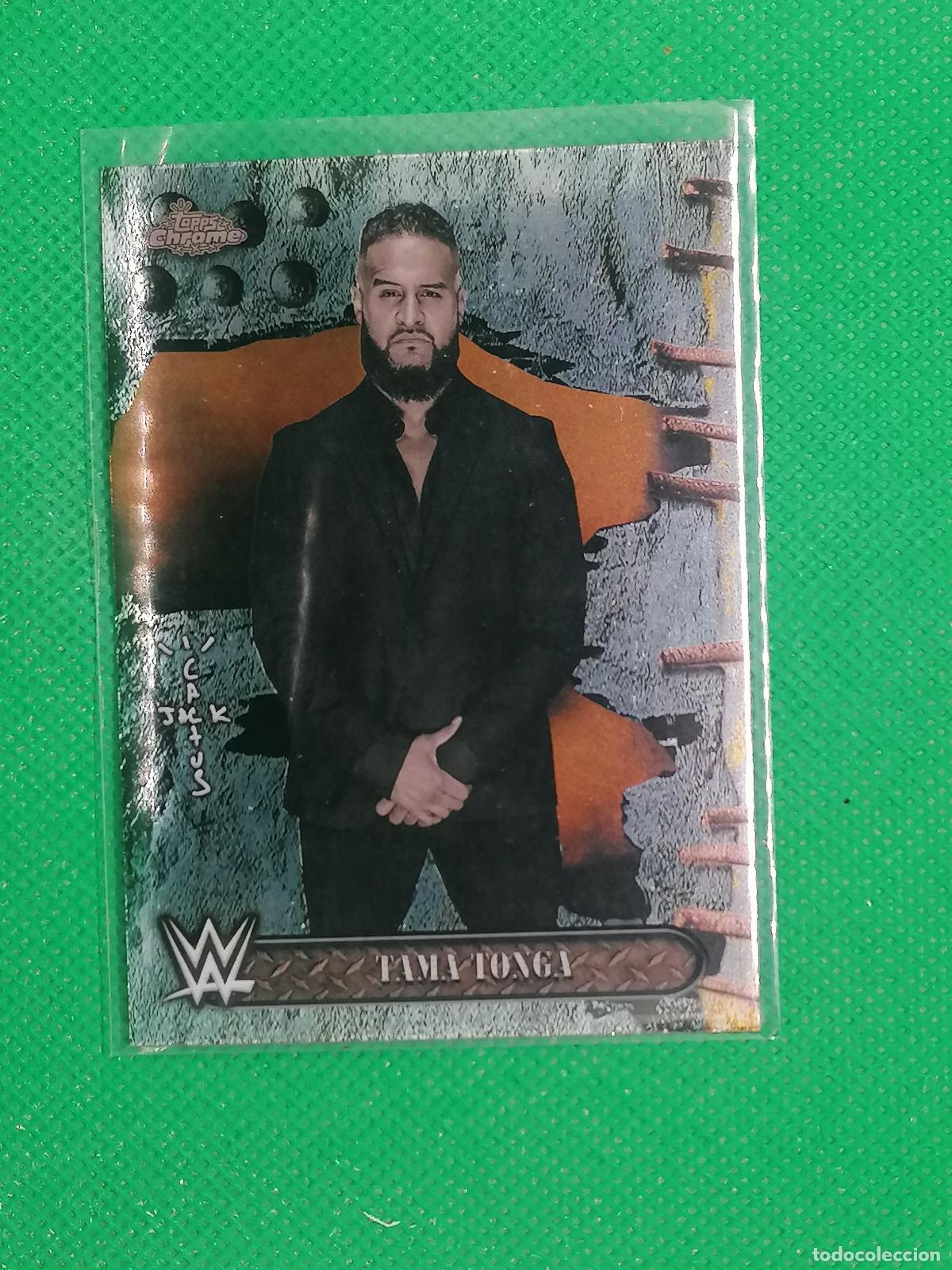 Coleccionismo deportivo: 65 TAMA TONGA ⚽ TOPPS CHROME CACTUS JACK WWE RAW SMACK DOWN NXT 25 2025 ⚽