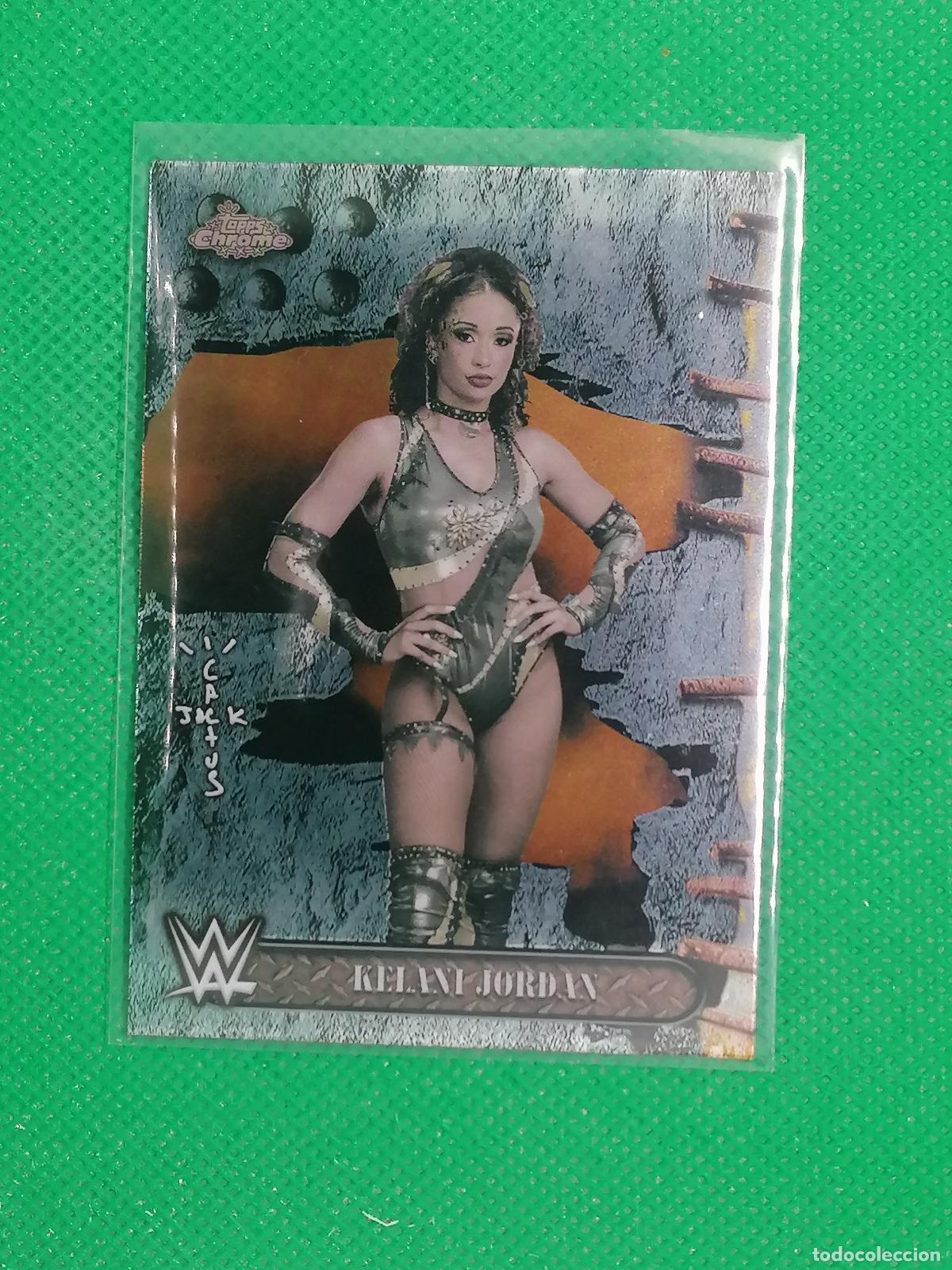 Coleccionismo deportivo: 57 KELANI JORDAN ⚽ TOPPS CHROME CACTUS JACK WWE RAW SMACK DOWN NXT 25 2025 ⚽