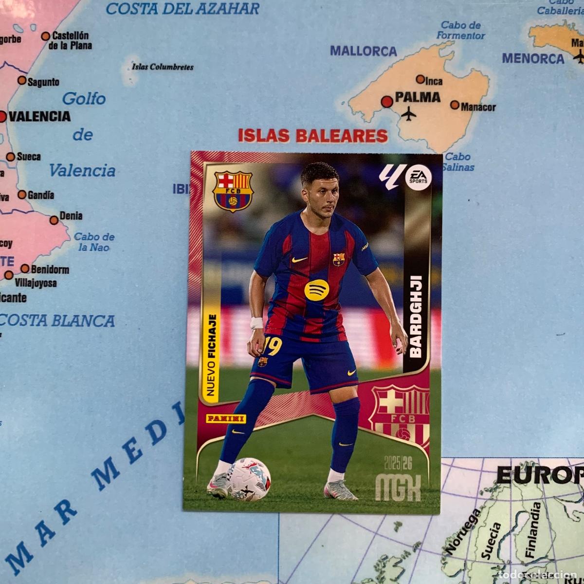 Coleccionismo deportivo: Bardghji nuevo fichaje n&uacute;mero 456 del Barcelona Megacracks 25-26 2025-2026