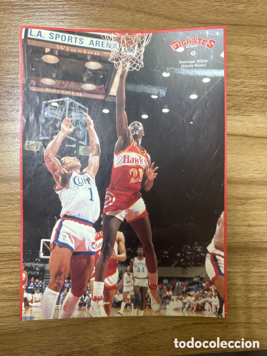 Coleccionismo deportivo: 1987 DOMINIQUE WILKINS N&ordm; 3 GIGANTES NBA SIN PEGAR