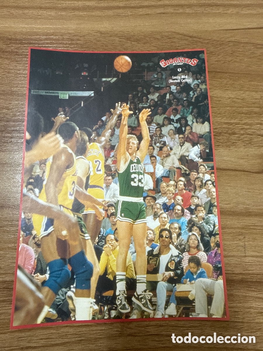 Coleccionismo deportivo: 1987 LARRY BIRD N&ordm; 5 GIGANTES NBA SIN PEGAR