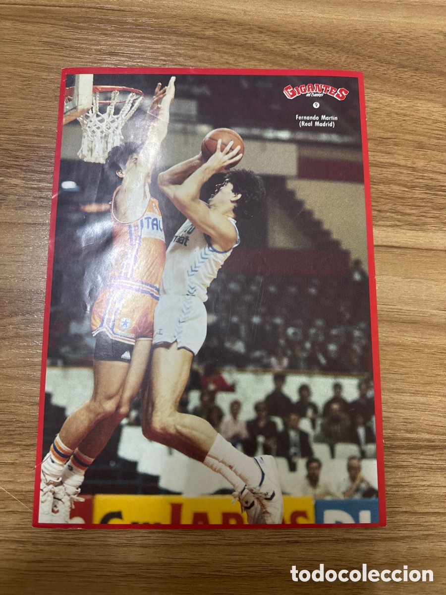 Coleccionismo deportivo: 1987 FERNANDO MARTIN N&ordm; 9 GIGANTES NBA SIN PEGAR