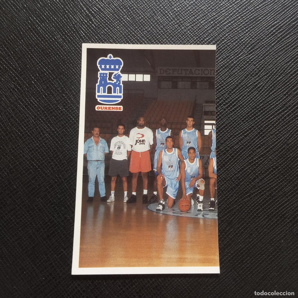 Coleccionismo deportivo: 214 PLANTILLA OURENSE MUNDICROMO ACB 96 97 BALONCESTO 1996 1997 - SIN PEGAR - A175 PG50